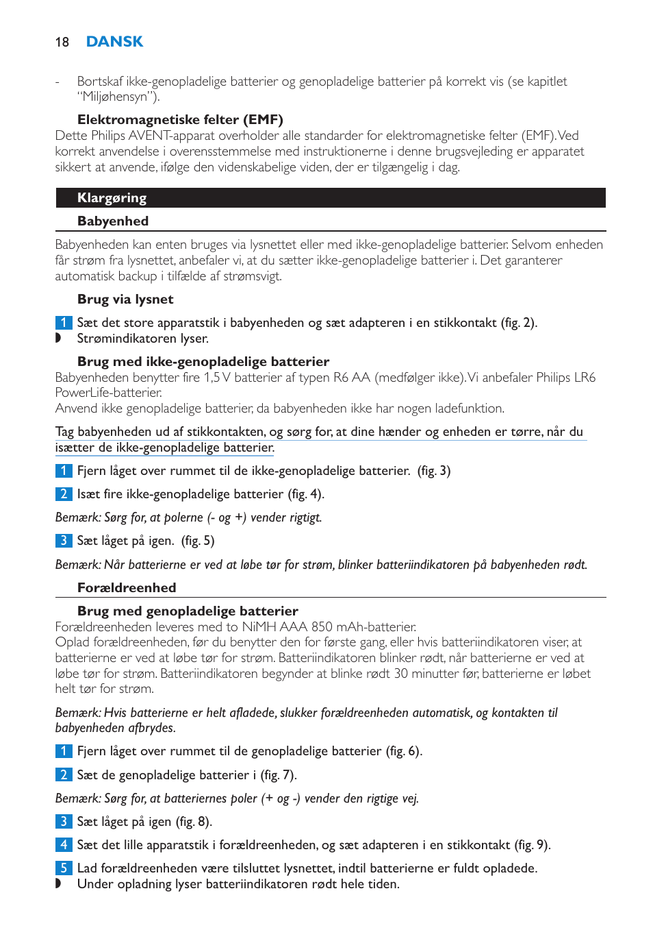 Philips AVENT SCD510 User Manual | Page 18 / 148