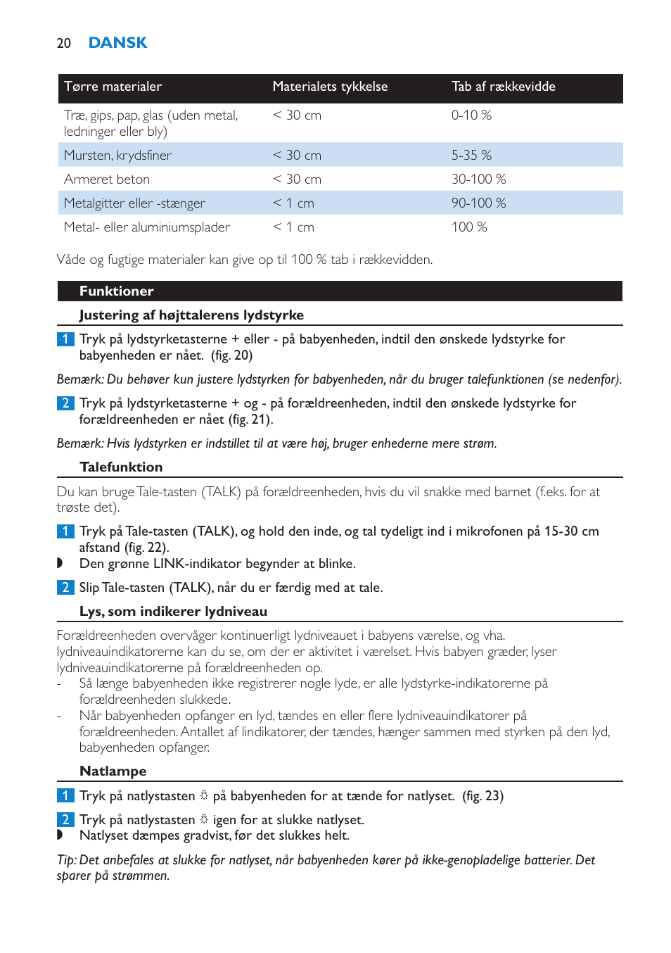 Philips AVENT SCD510 User Manual | Page 20 / 148