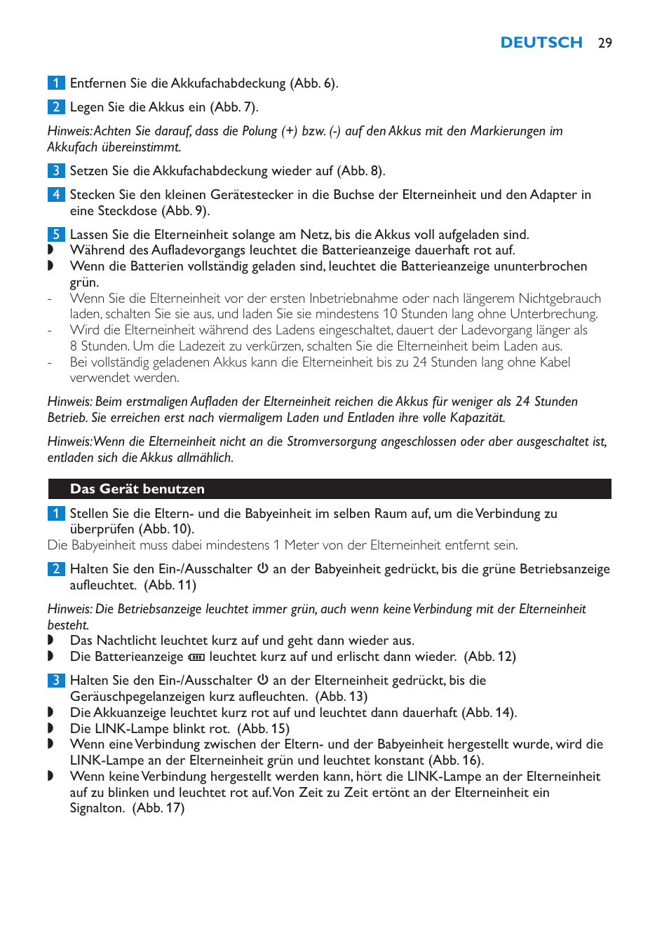 Philips AVENT SCD510 User Manual | Page 29 / 148