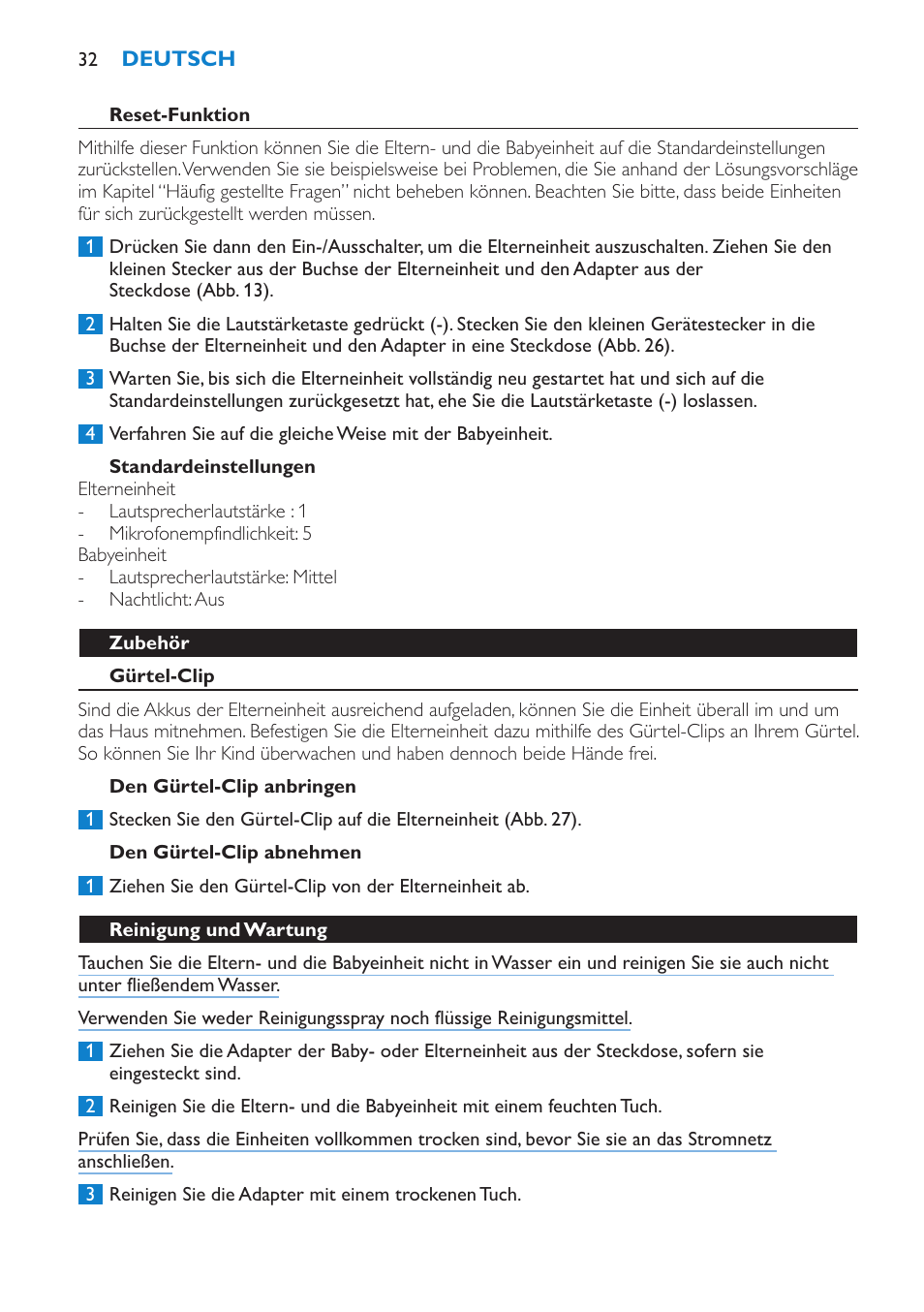 Philips AVENT SCD510 User Manual | Page 32 / 148