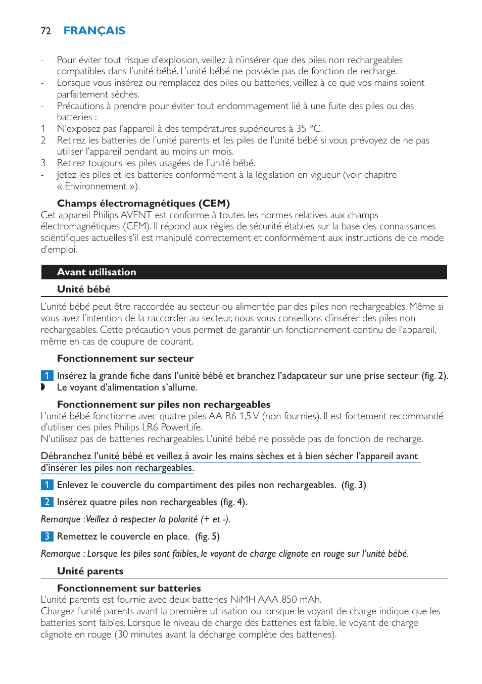 Philips AVENT SCD510 User Manual | Page 72 / 148