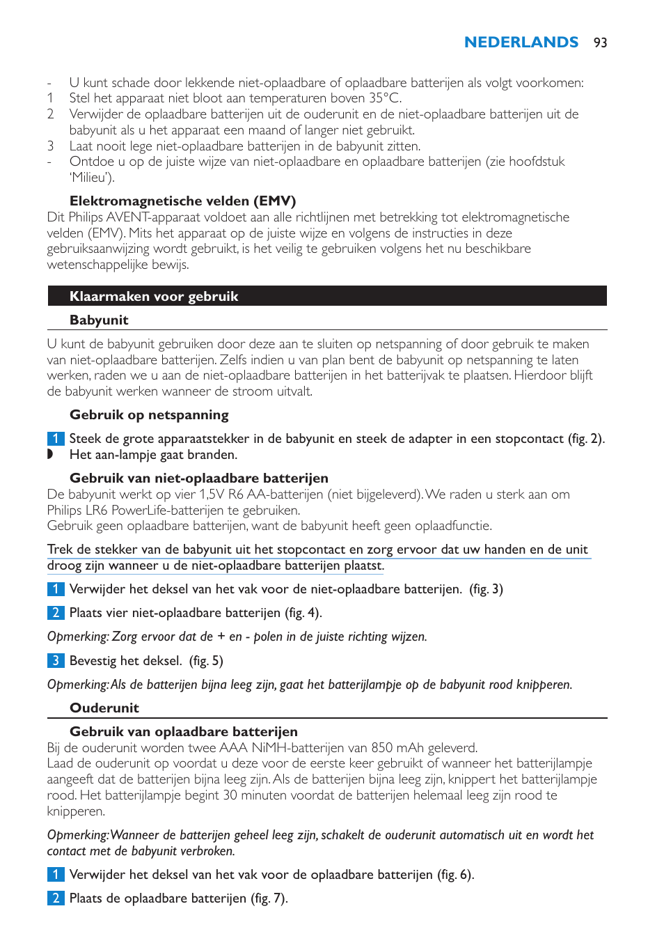 Philips AVENT SCD510 User Manual | Page 93 / 148