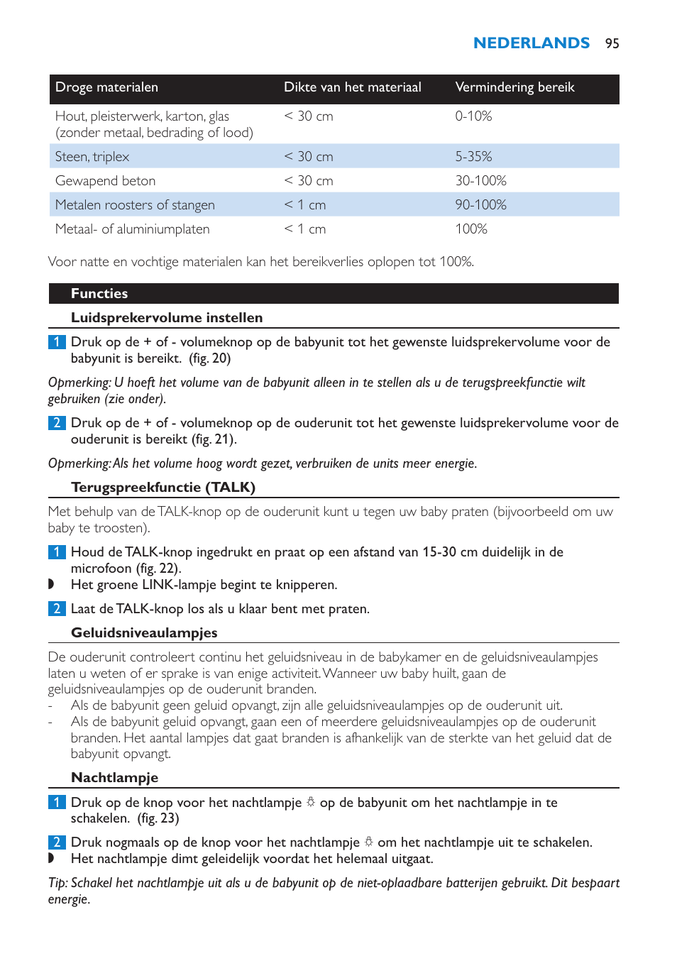 Philips AVENT SCD510 User Manual | Page 95 / 148