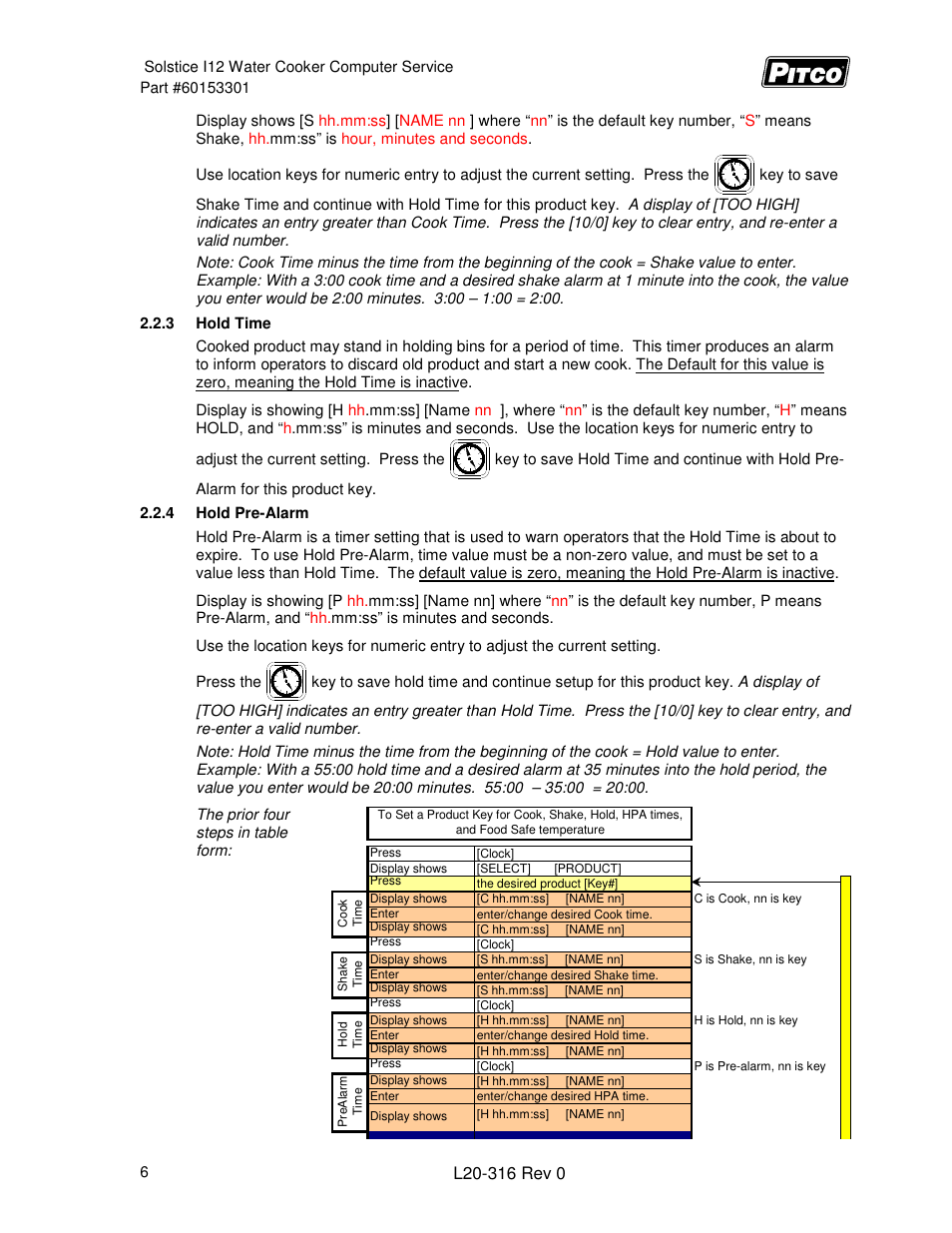 Pitco Frialator Solstice I12 Water Cooker (Operations Manual) User Manual | Page 6 / 12