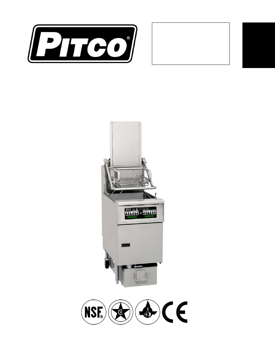 Pitco Frialator Solstice Gas Fryer with Filter SFSG6H User Manual | 32 pages