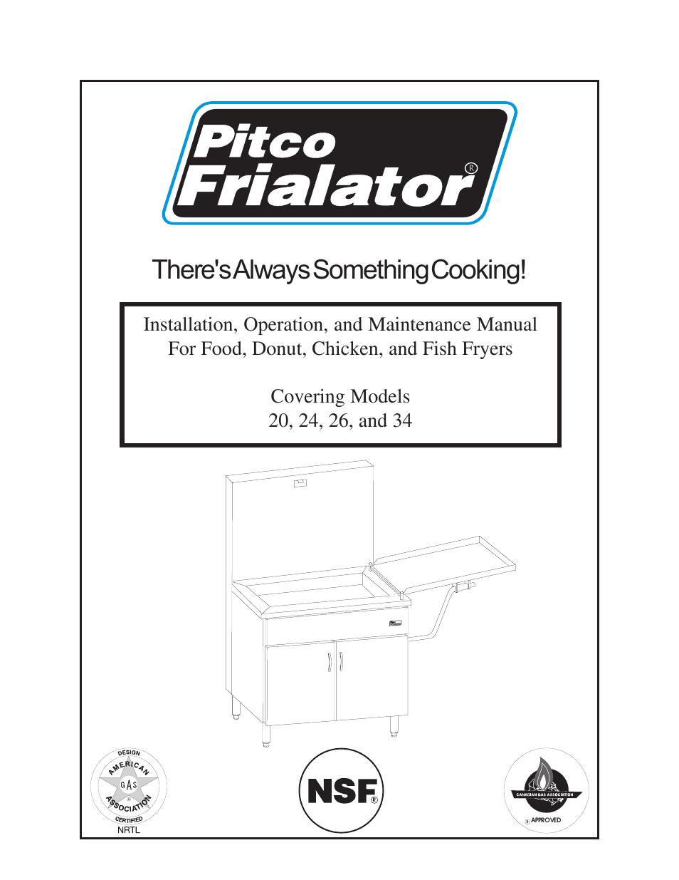 Pitco Frialator 26 User Manual | 35 pages