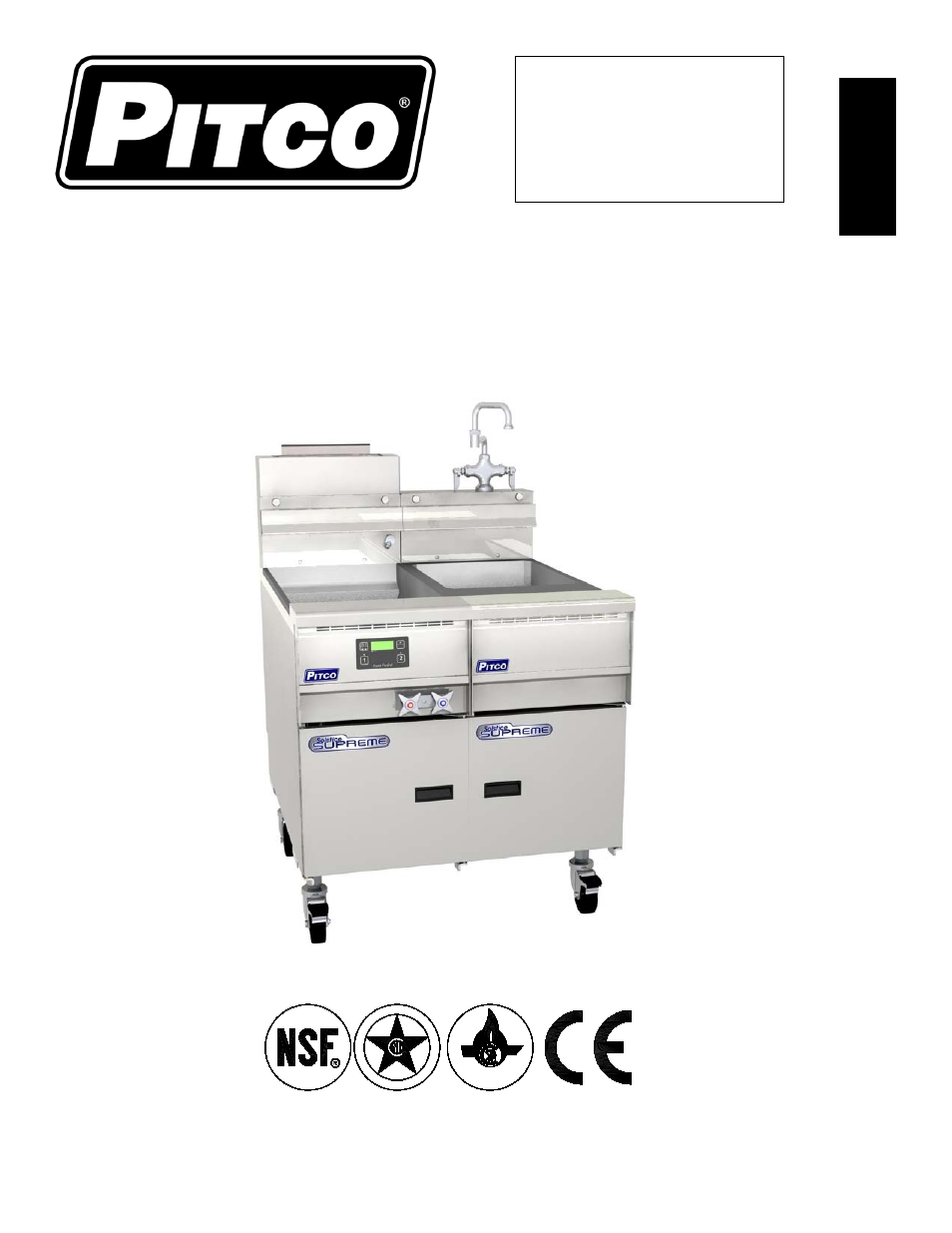 Pitco Frialator SSPG14 User Manual | 28 pages