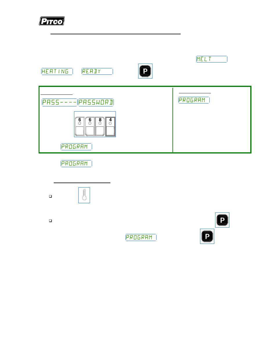 Pitco Frialator I12 Cooking Computer User Manual | Page 7 / 28