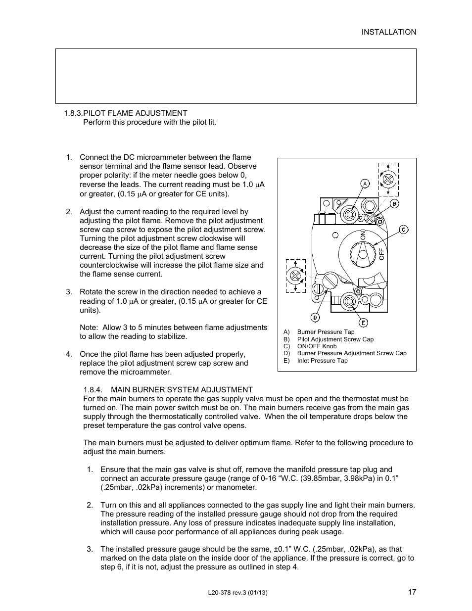 Pitco Frialator Solstice supreme with Matchless Ignition (Built after 08/2000) User Manual | Page 17 / 36