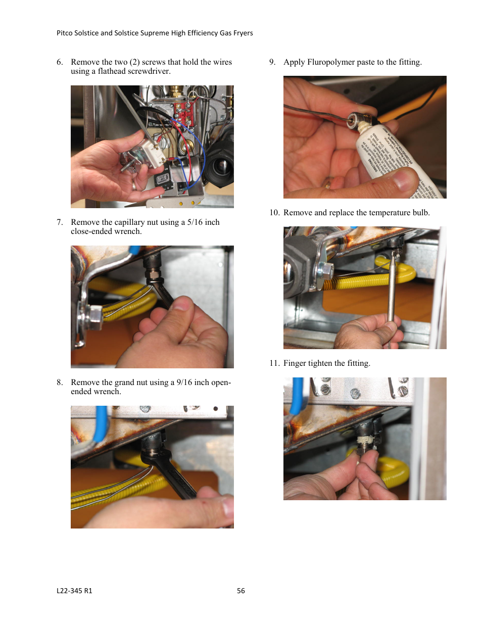 Pitco Frialator Gas Fryers  SG Serie User Manual | Page 56 / 94