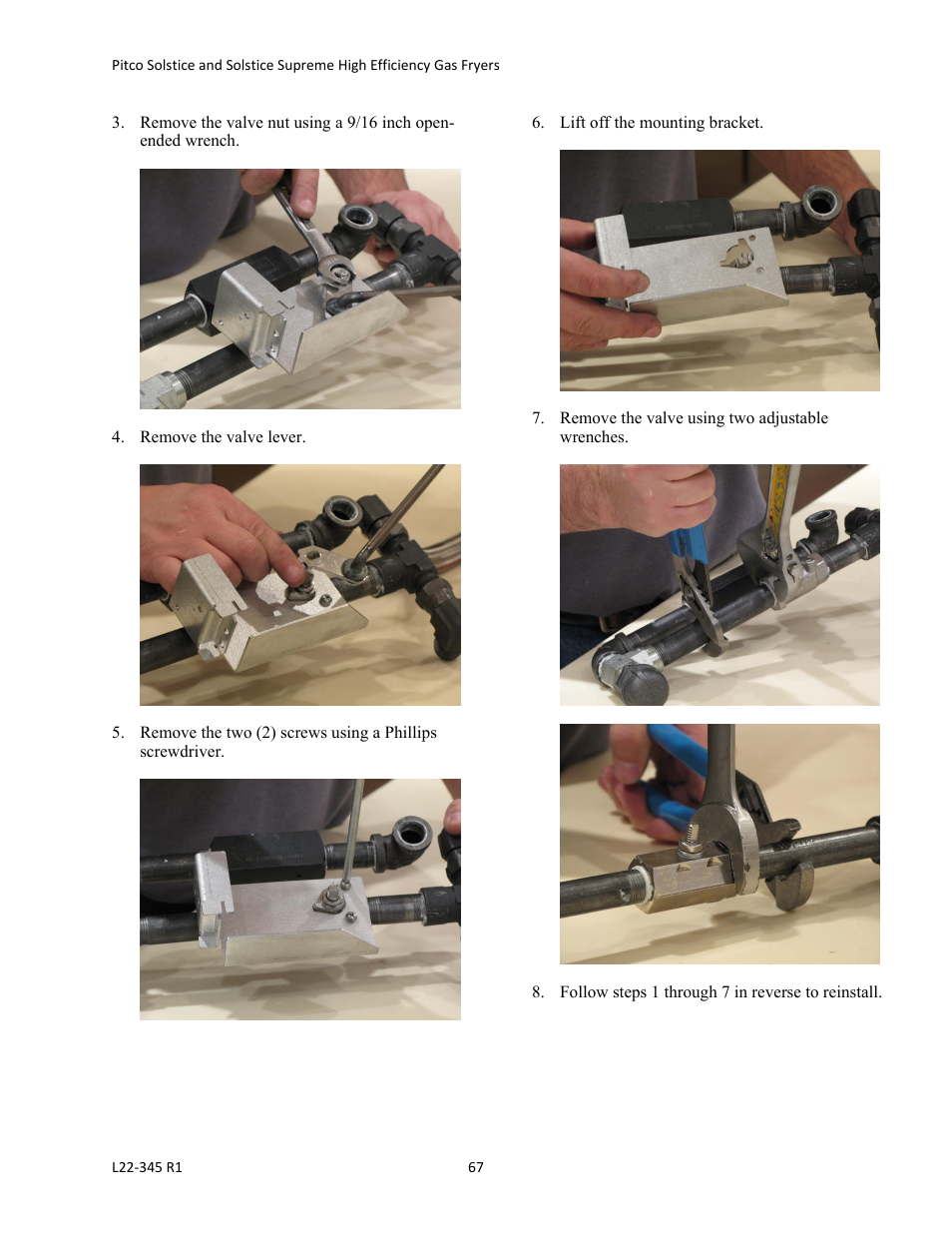 Pitco Frialator Gas Fryers  SG Serie User Manual | Page 67 / 94