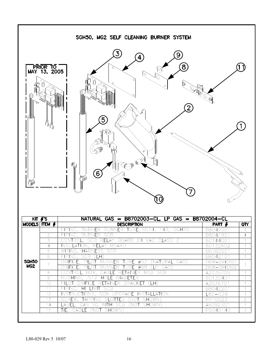 Pitco Frialator Self-Cleaning Burner System User Manual | Page 18 / 24