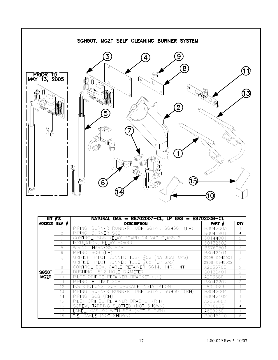 Pitco Frialator Self-Cleaning Burner System User Manual | Page 19 / 24