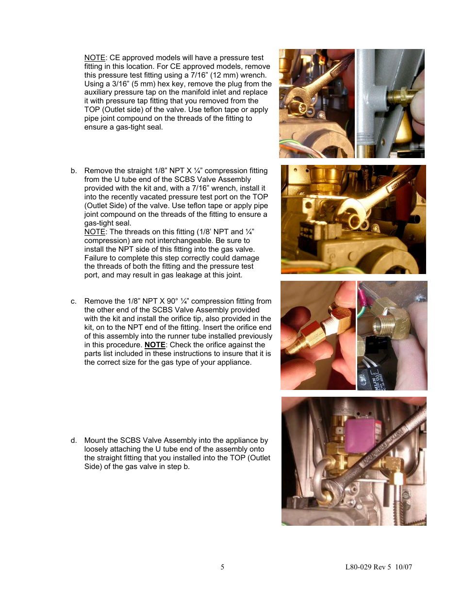 Pitco Frialator Self-Cleaning Burner System User Manual | Page 7 / 24