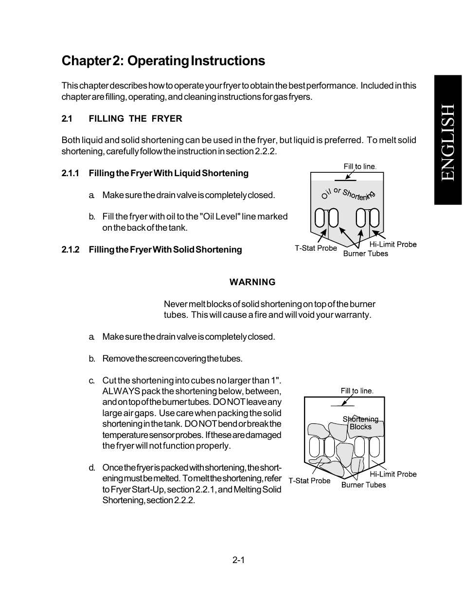 Hsi l g ne | Pitco Frialator Gas Fryer 65 User Manual | Page 21 / 41