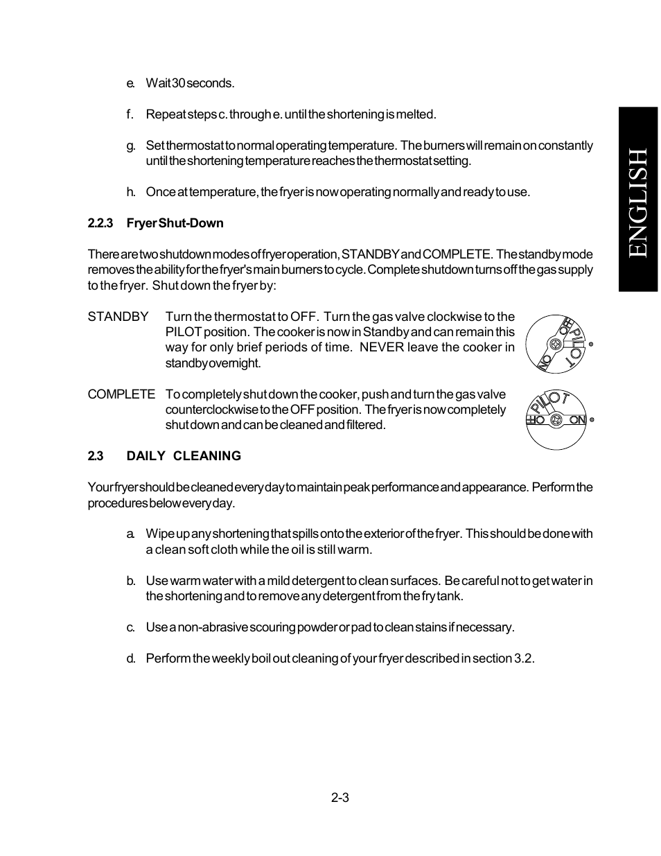 Hsi l g ne | Pitco Frialator Gas Fryer 65 User Manual | Page 23 / 41