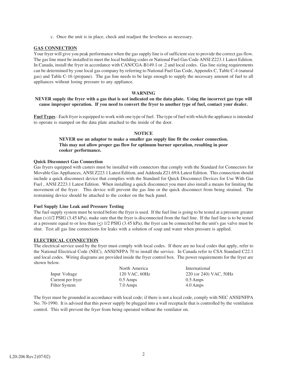 Pitco Frialator SG User Manual | Page 4 / 48