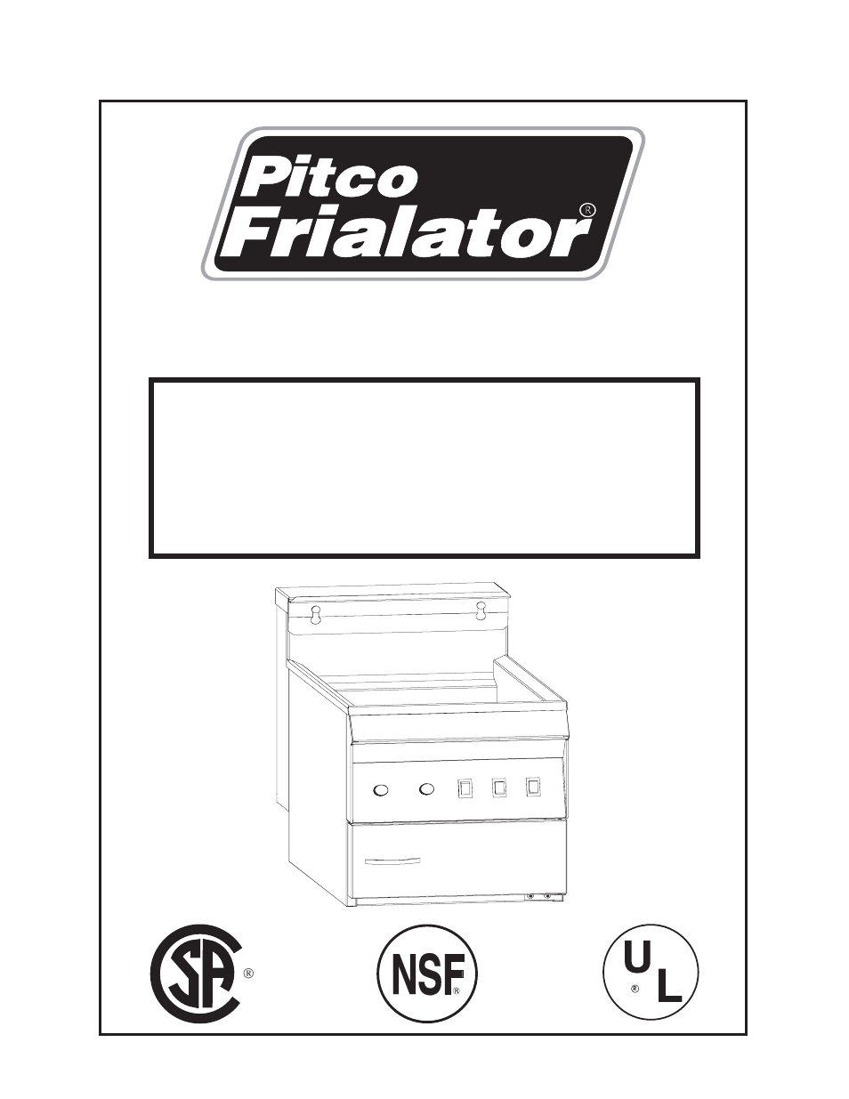 Pitco Frialator CPE14 User Manual | 34 pages