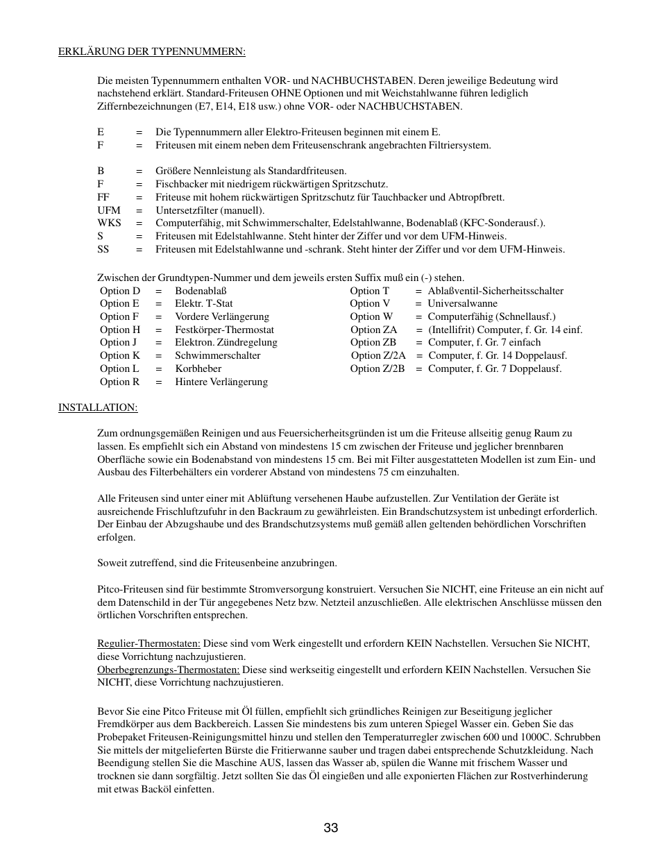 Pitco Frialator E7 User Manual | Page 36 / 71