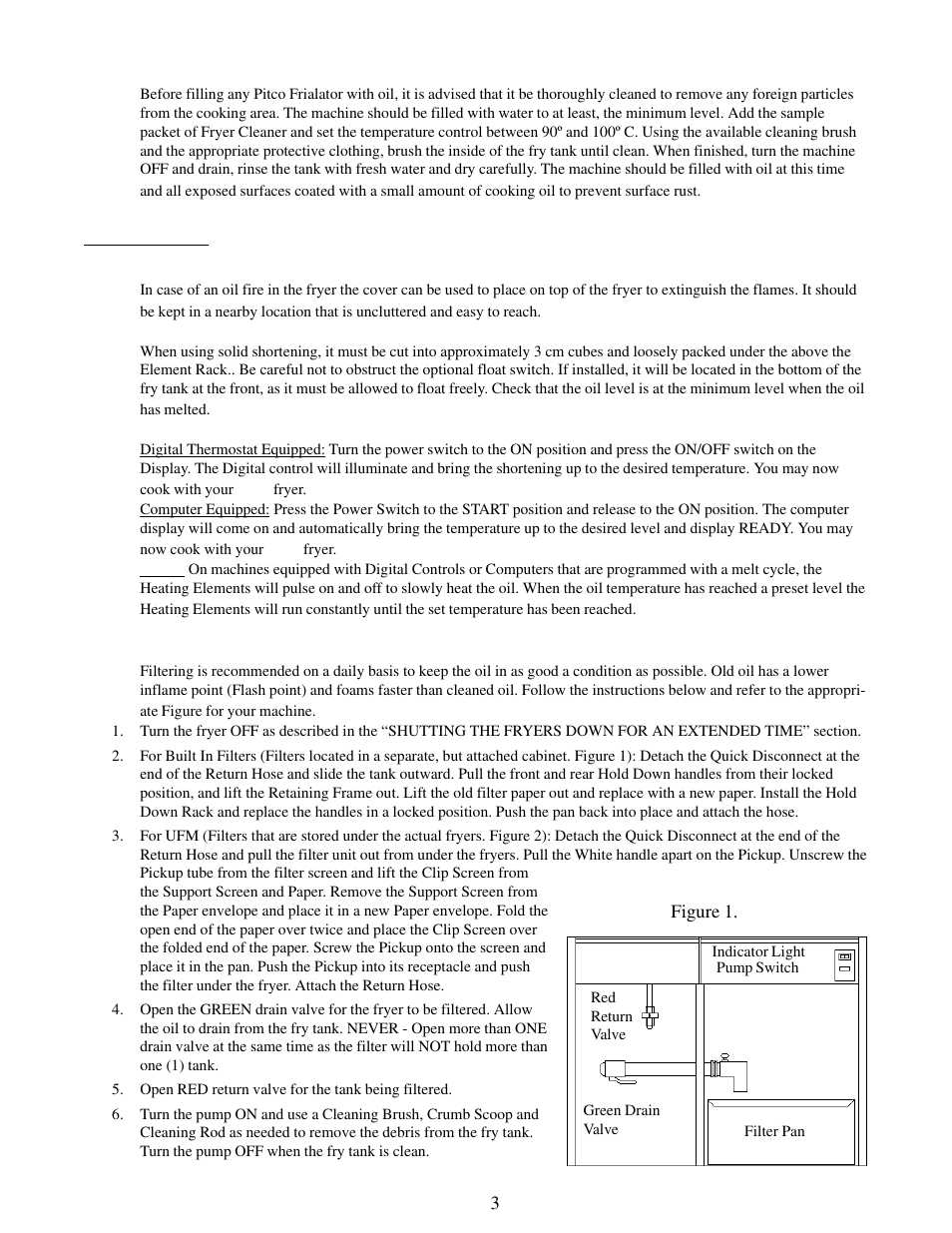 Operation | Pitco Frialator E7 User Manual | Page 6 / 71