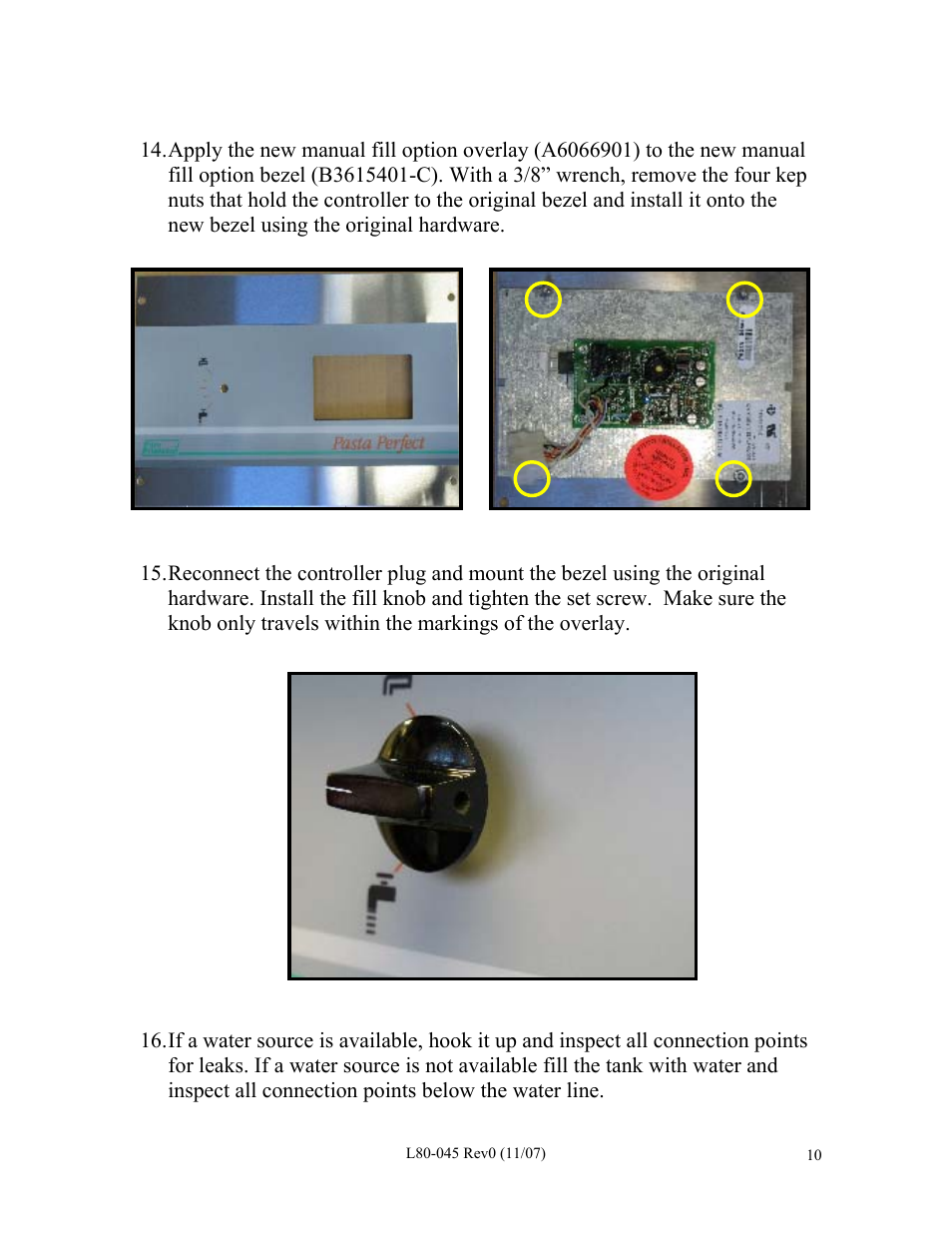 Pitco Frialator PG14D User Manual | Page 10 / 12