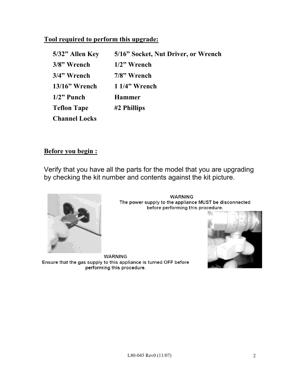 Pitco Frialator PG14D User Manual | Page 2 / 12