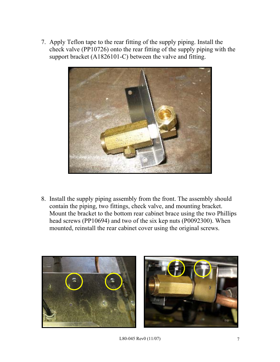 Pitco Frialator PG14D User Manual | Page 7 / 12