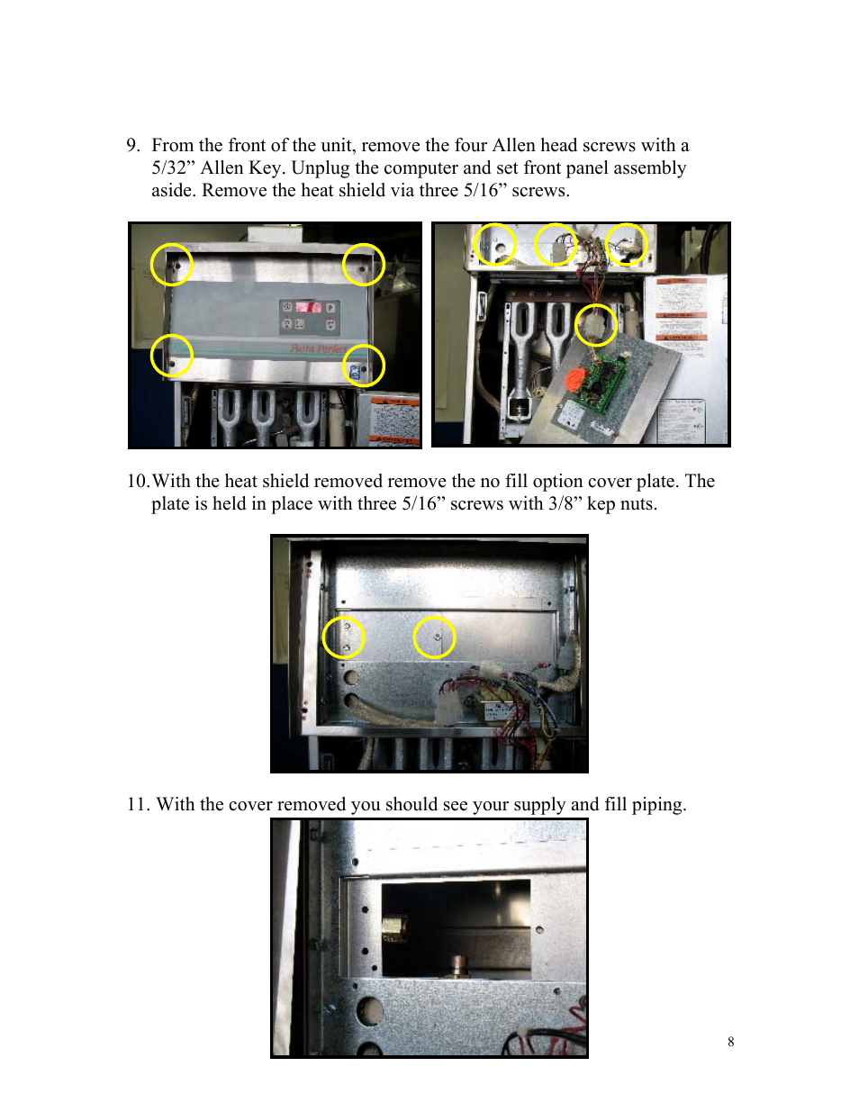 Pitco Frialator PG14D User Manual | Page 8 / 12