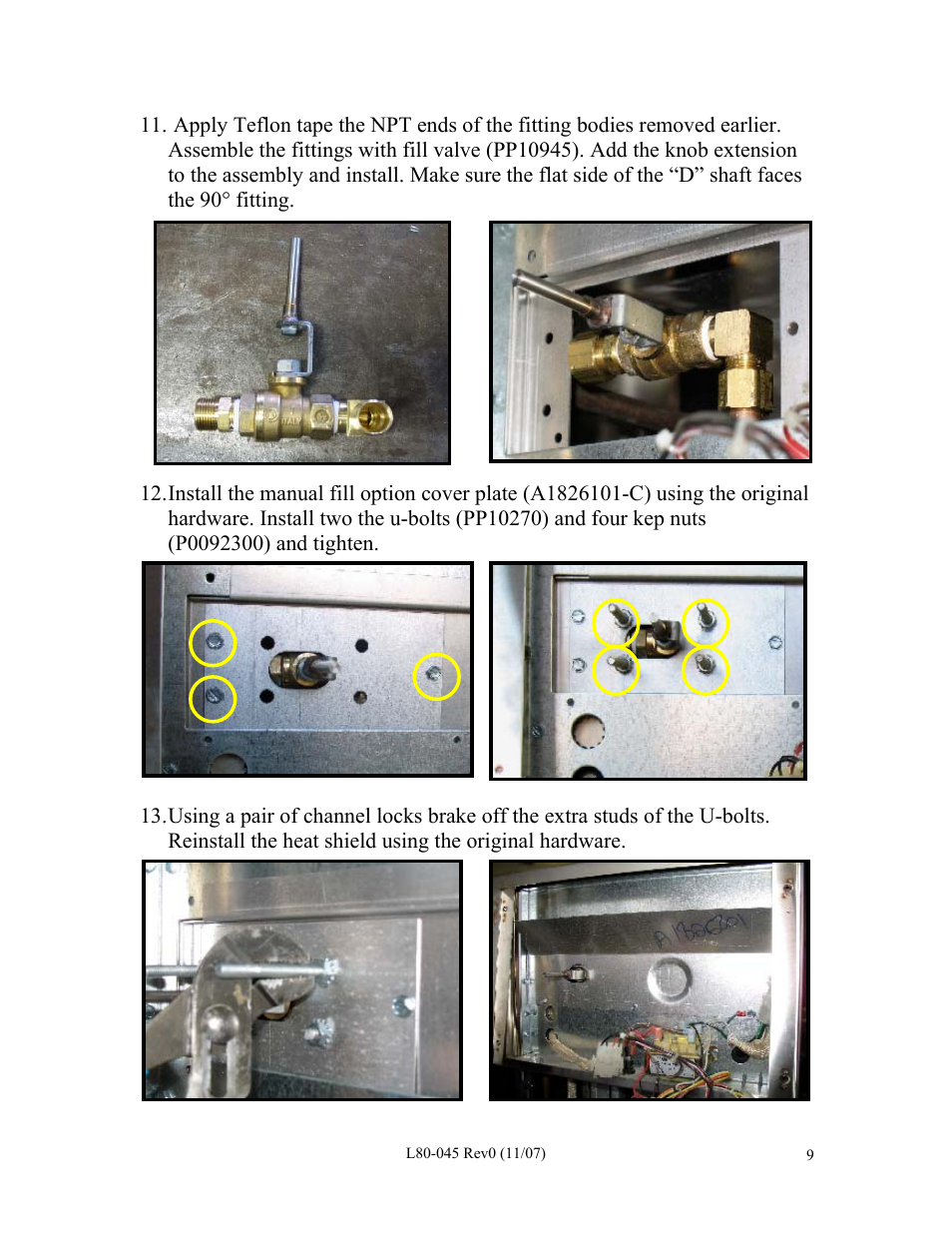 Pitco Frialator PG14D User Manual | Page 9 / 12