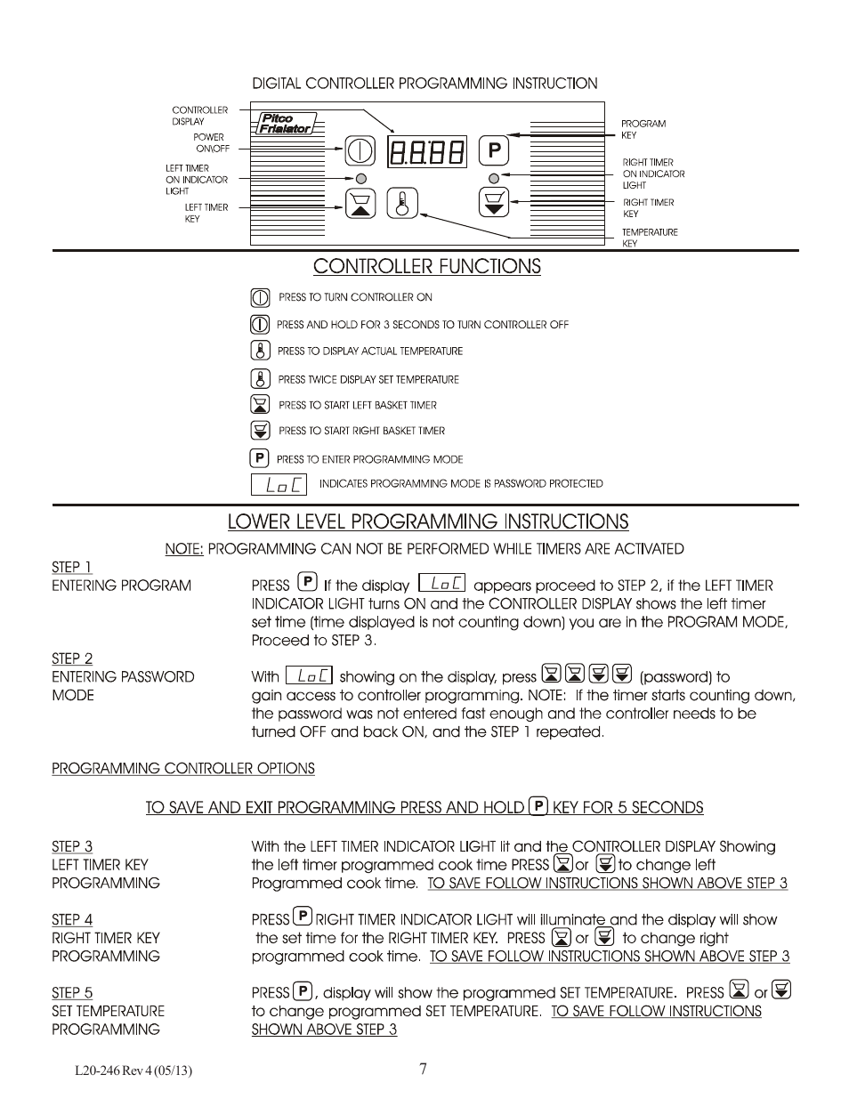 Pitco Frialator Electric Fryers SEH Series User Manual | Page 12 / 16