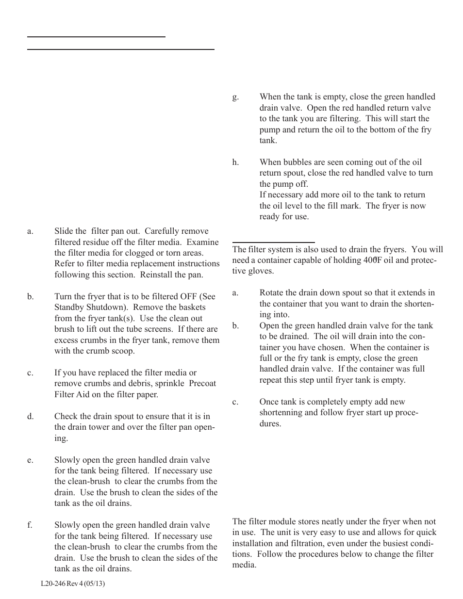 Pitco Frialator Electric Fryers SEH Series User Manual | Page 8 / 16