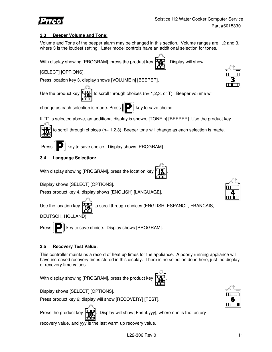 Pitco Frialator Solstice I12 Water Cooker (Service Manual) User Manual | Page 11 / 28
