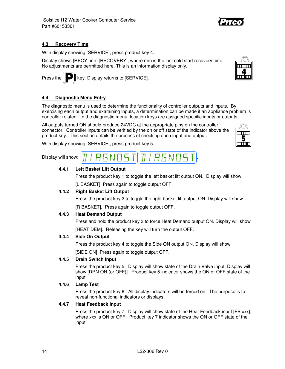 Pitco Frialator Solstice I12 Water Cooker (Service Manual) User Manual | Page 14 / 28