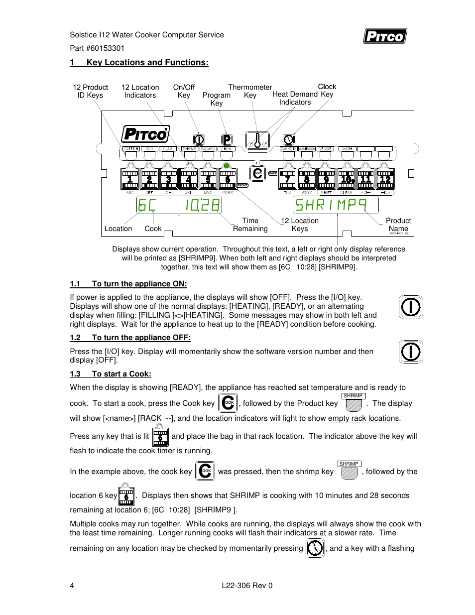 Pitco Frialator Solstice I12 Water Cooker (Service Manual) User Manual | Page 4 / 28