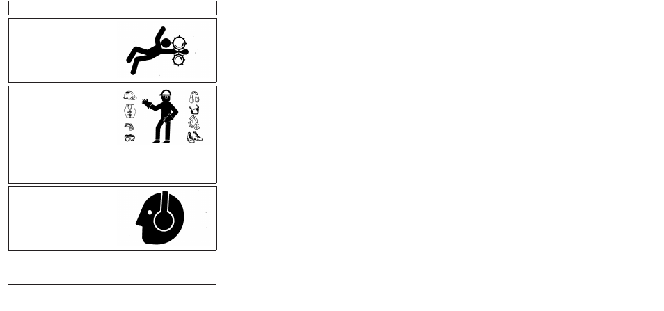 Service machines safely, Wear protective clothing, Protect against noise | PowerTec OMRG25204 User Manual | Page 17 / 164