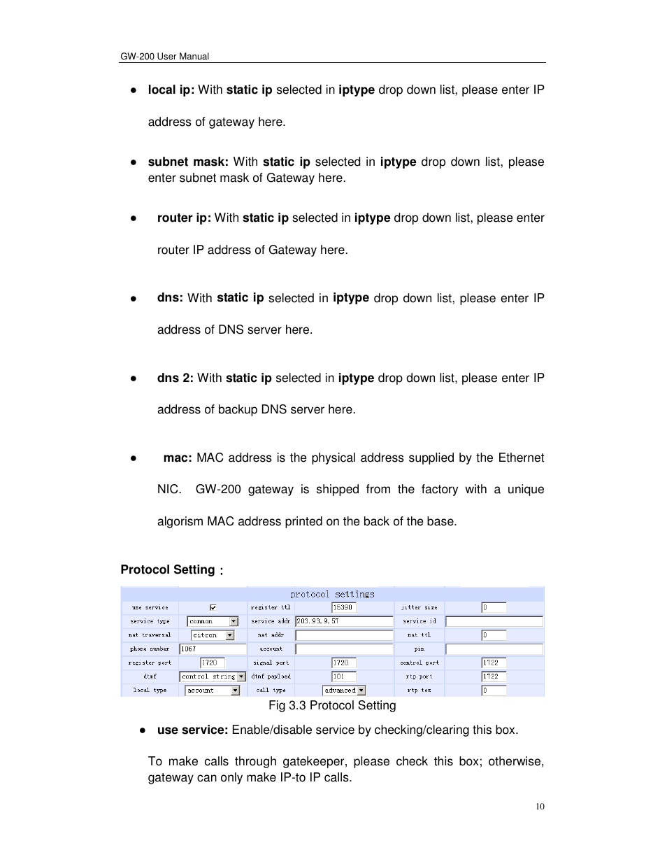 Perfectone Net Ware GW-200 User Manual | Page 10 / 39