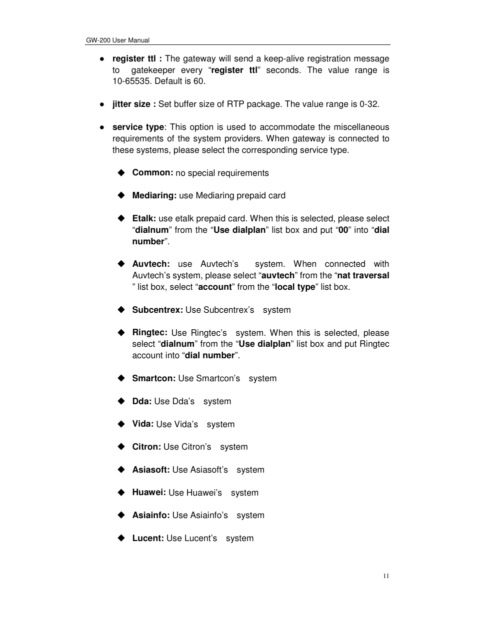 Perfectone Net Ware GW-200 User Manual | Page 11 / 39