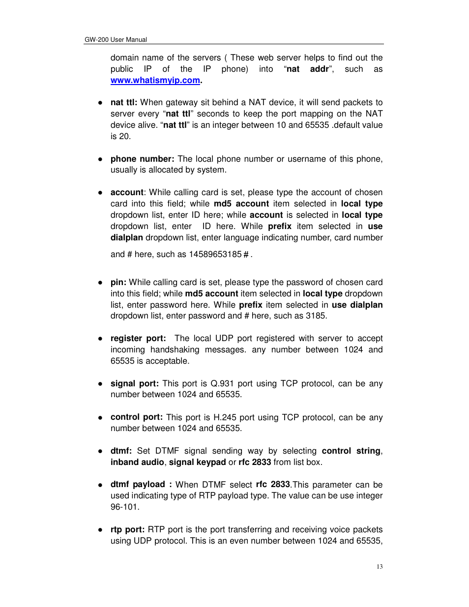 Perfectone Net Ware GW-200 User Manual | Page 13 / 39