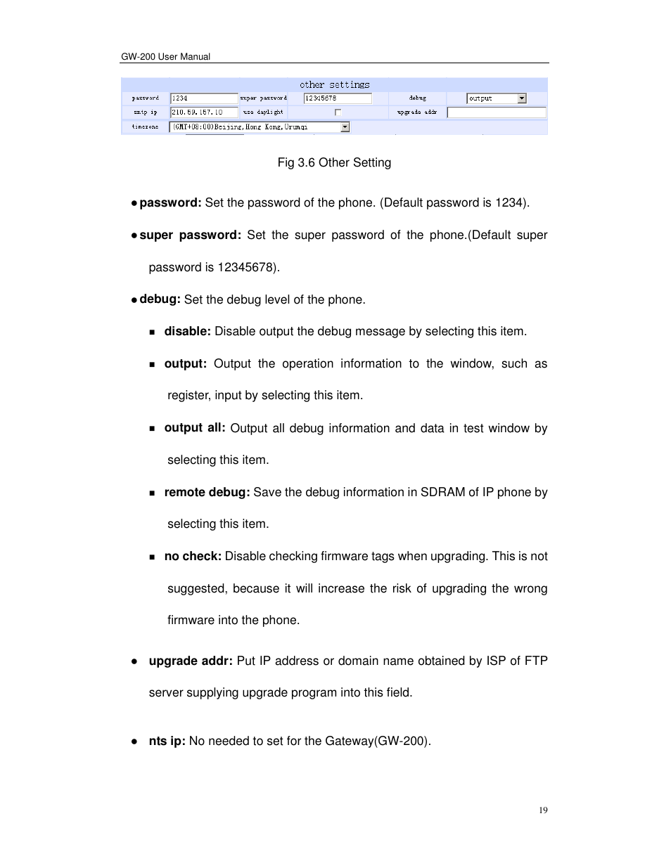 Perfectone Net Ware GW-200 User Manual | Page 19 / 39