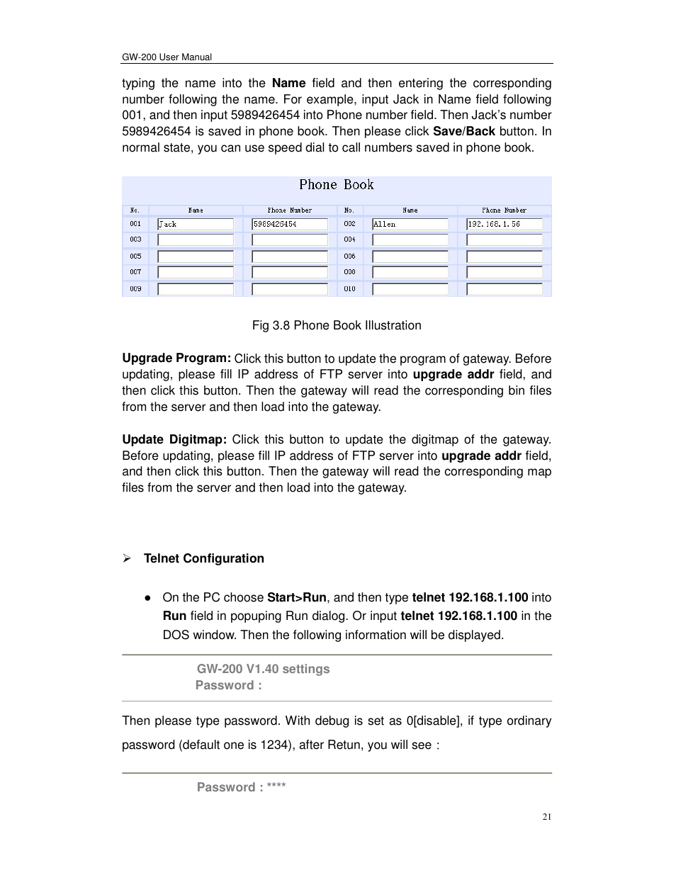 Perfectone Net Ware GW-200 User Manual | Page 21 / 39