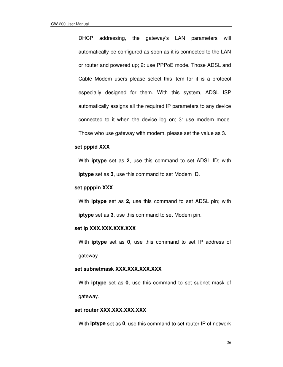 Perfectone Net Ware GW-200 User Manual | Page 26 / 39