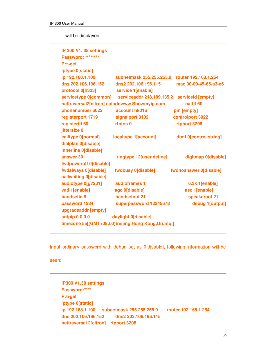 Perfectone Net Ware IP 300 User Manual | Page 35 / 53