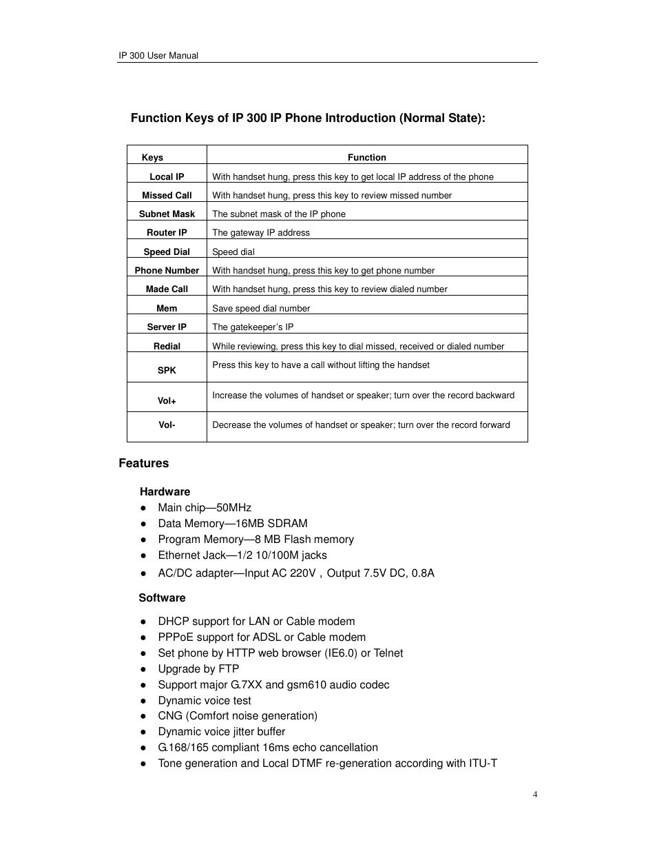 Perfectone Net Ware IP 300 User Manual | Page 4 / 53