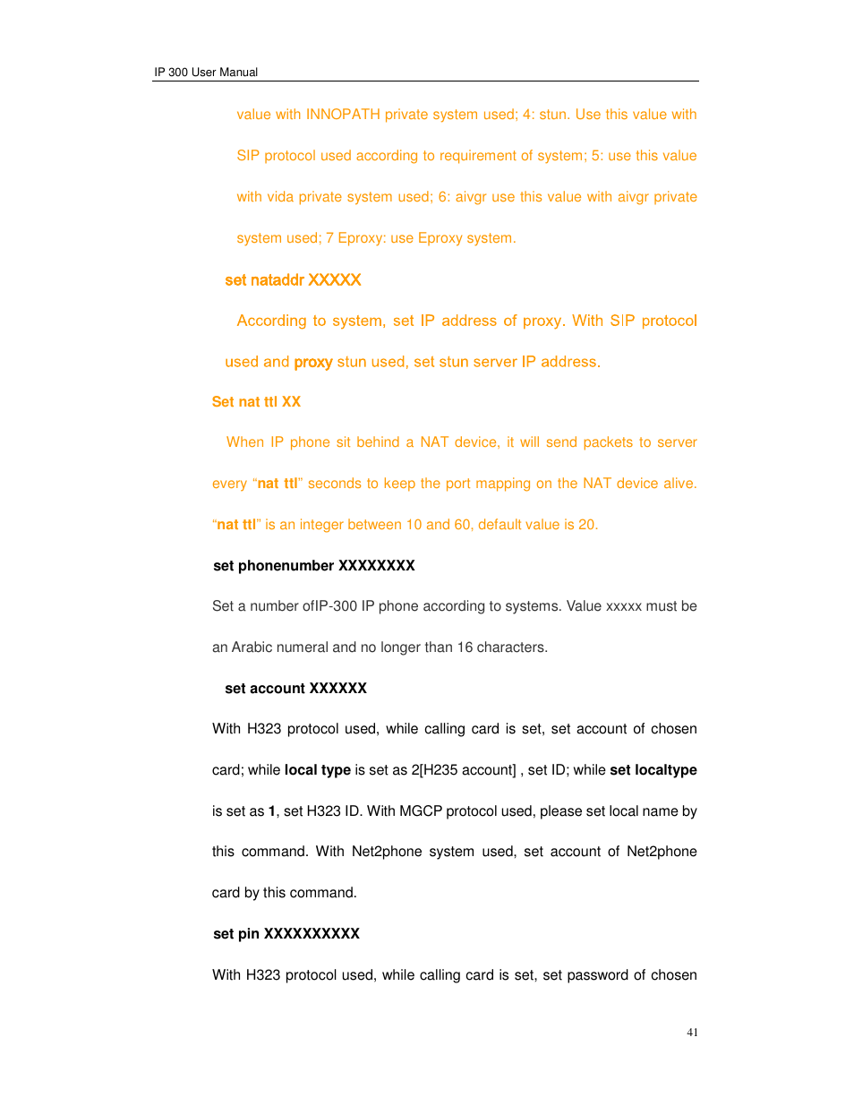 Perfectone Net Ware IP 300 User Manual | Page 41 / 53