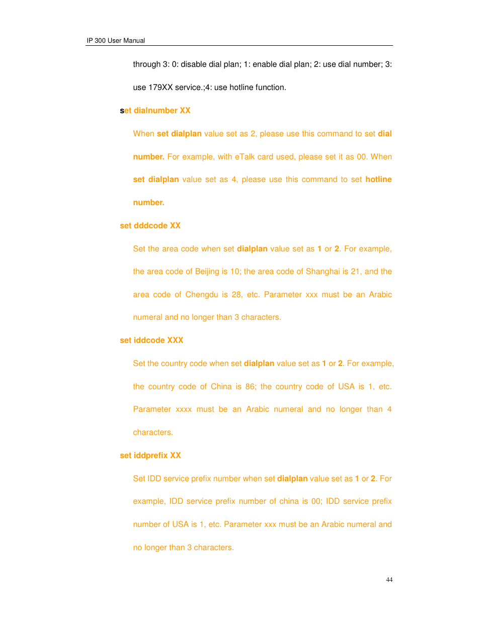 Perfectone Net Ware IP 300 User Manual | Page 44 / 53