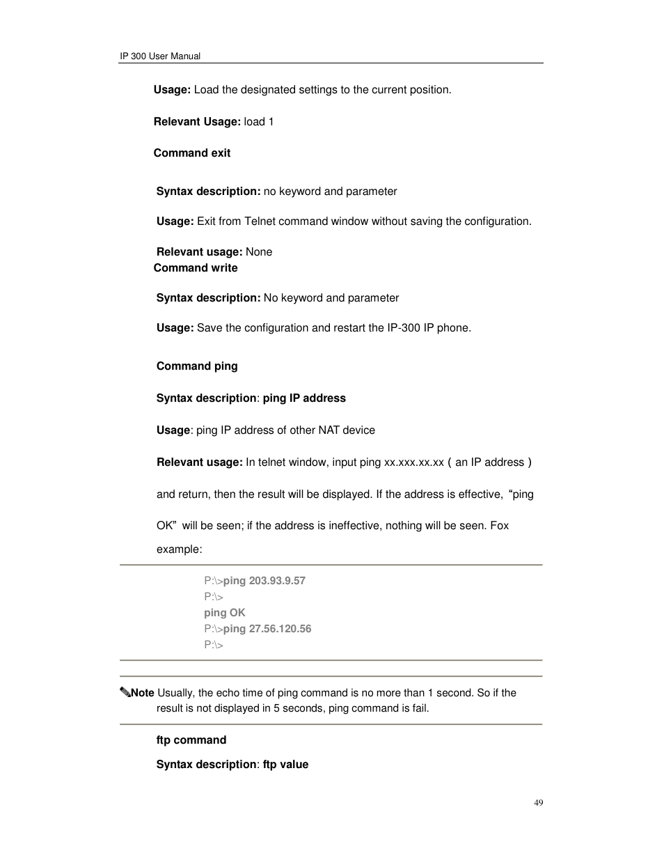 Perfectone Net Ware IP 300 User Manual | Page 49 / 53