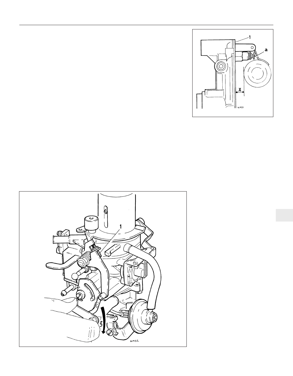 Fuel system - carburettor engines 4a•7 | Peugeot 205 User Manual | Page 113 / 249