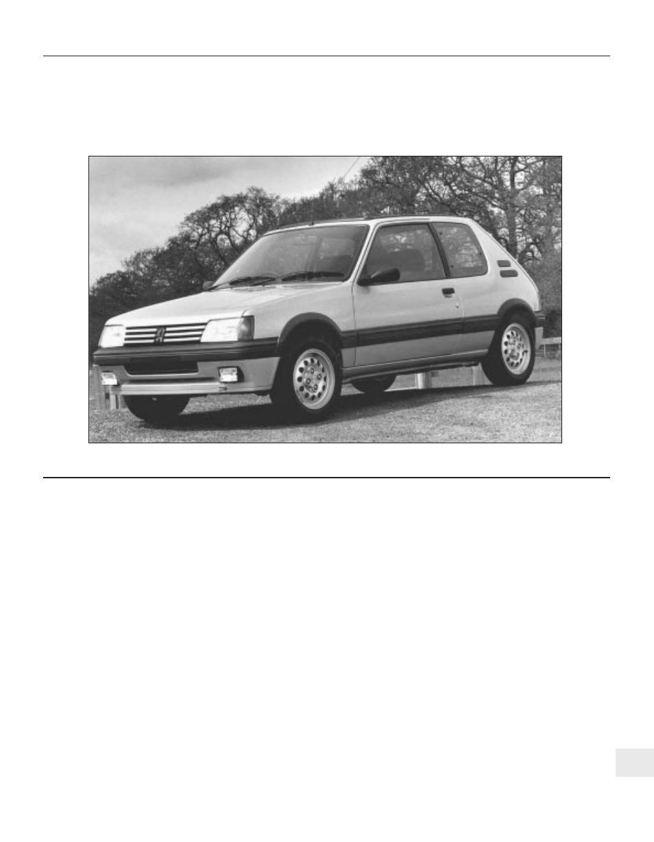 Reference, Dimensions and weights, Ref•1 | Peugeot 205 User Manual | Page 218 / 249