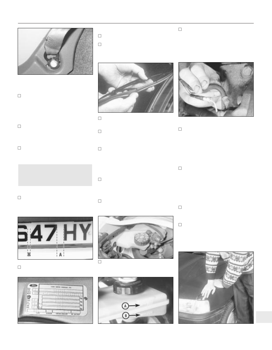 Mot test checks | Peugeot 205 User Manual | Page 226 / 249