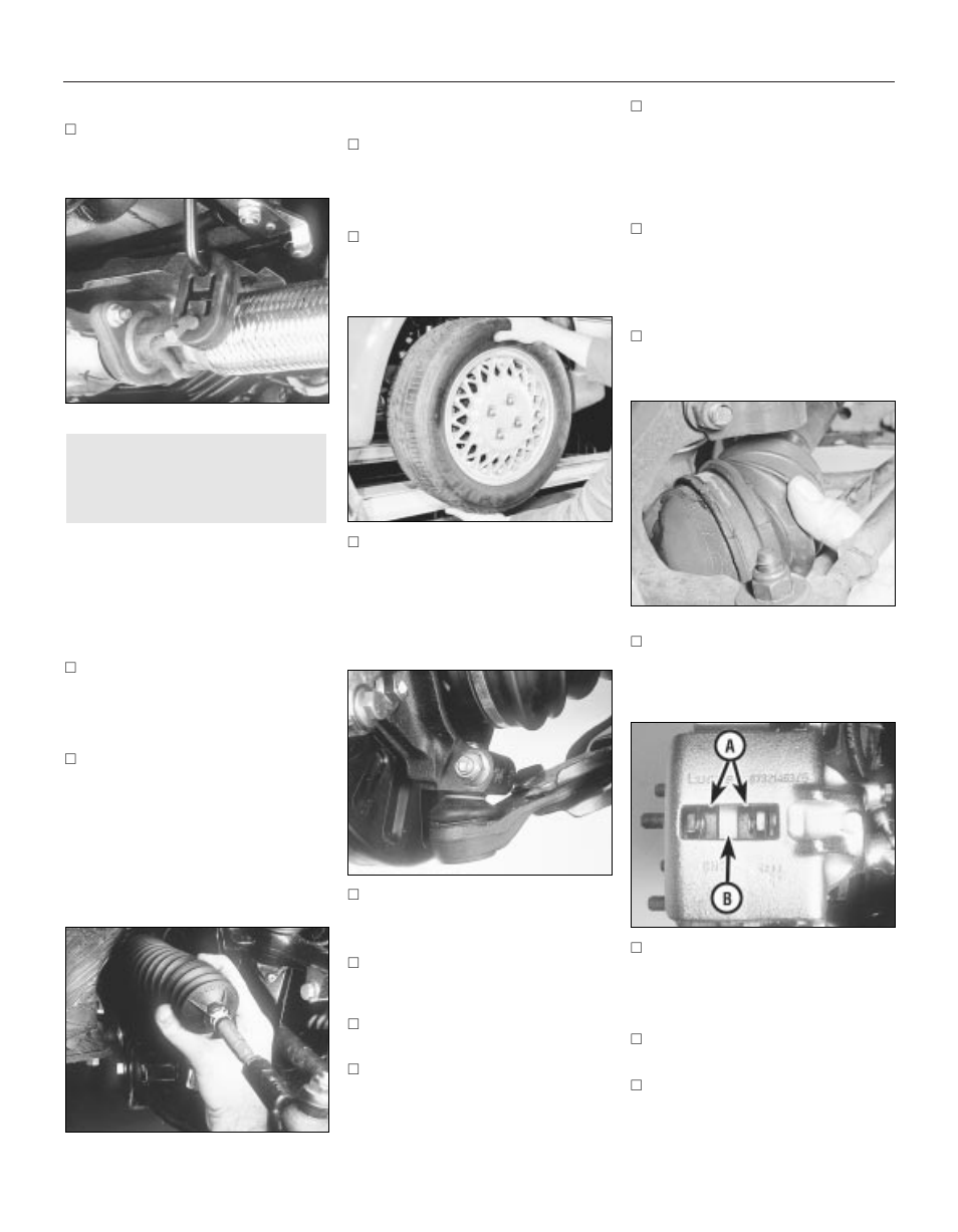 Mot test checks | Peugeot 205 User Manual | Page 227 / 249